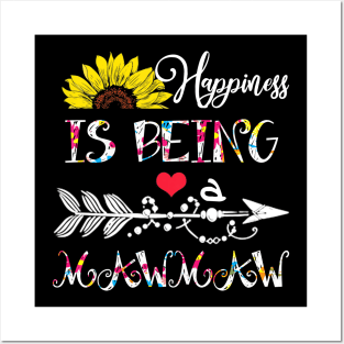 Happiness is being a mawmaw mothers day gift Posters and Art